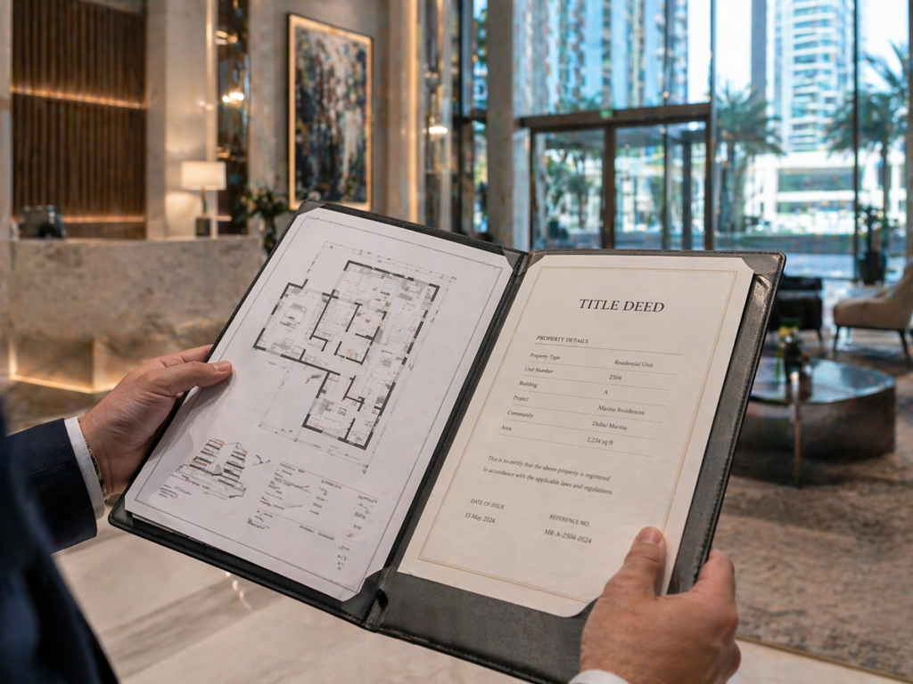  Title deed and property handover survey services in Dubai