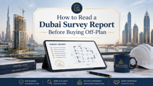 Dubai survey report before buying off-plan